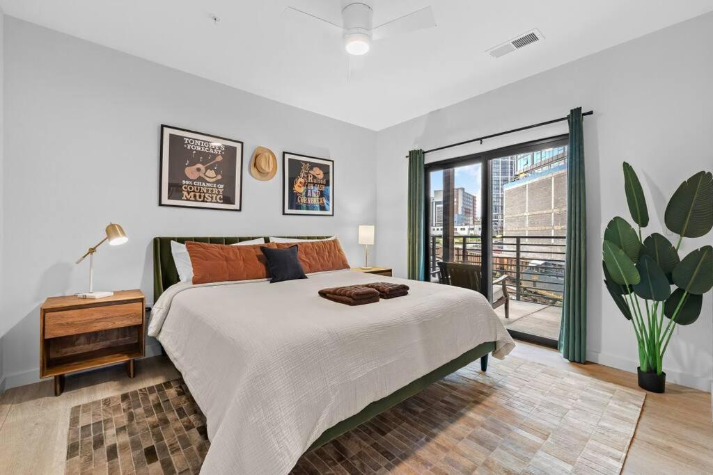 Appartement Skyline View, Pool, Gym, Balcony'S, Walk To Bway! à Nashville Extérieur photo